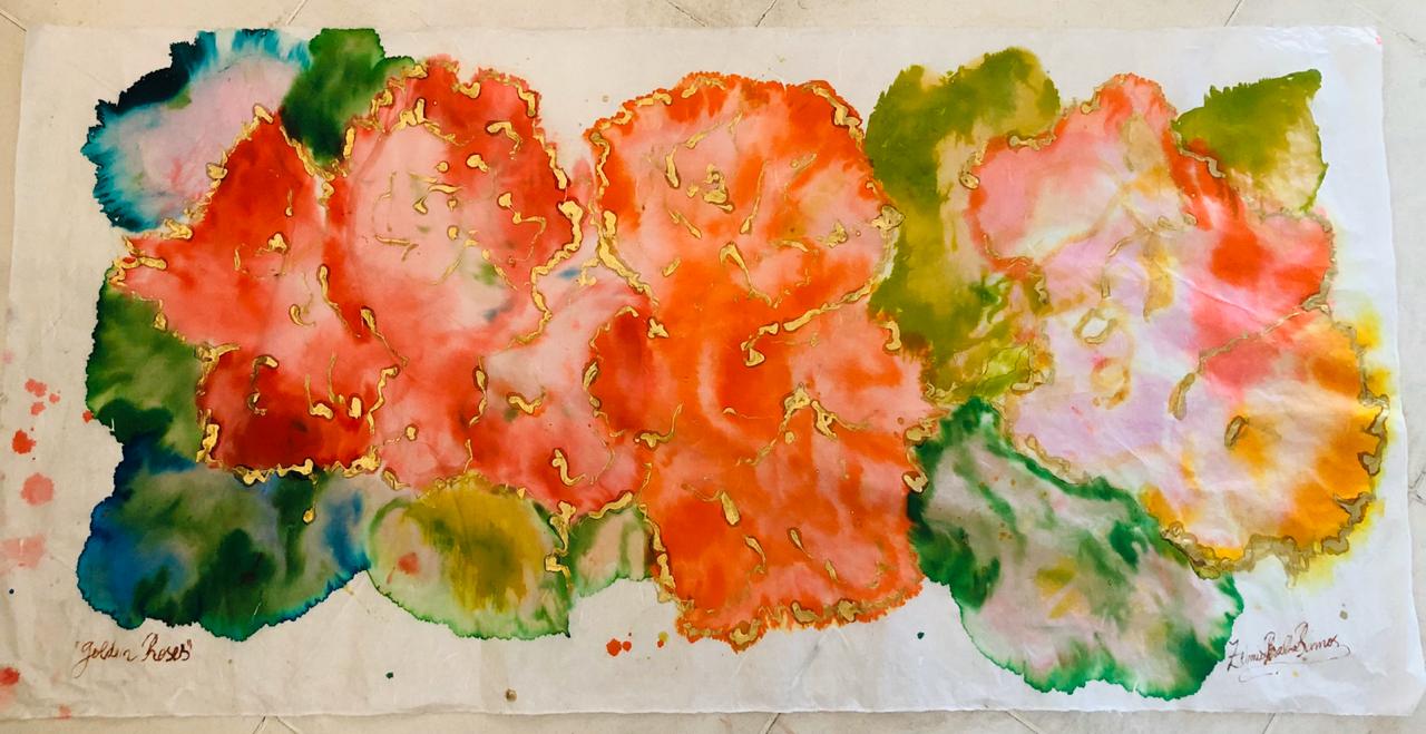 Golden Roses - 1,35 cm x 70