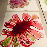 Flores de Sal - Watercolours on Handmade paper from the Khadi mill in South India