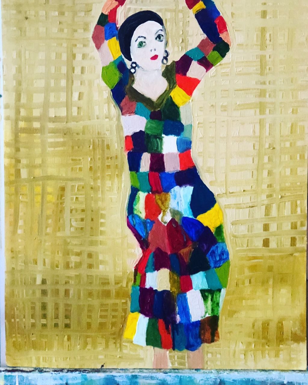 Joy - Oil on paper cloth - 36 cm x 48 cm 2018