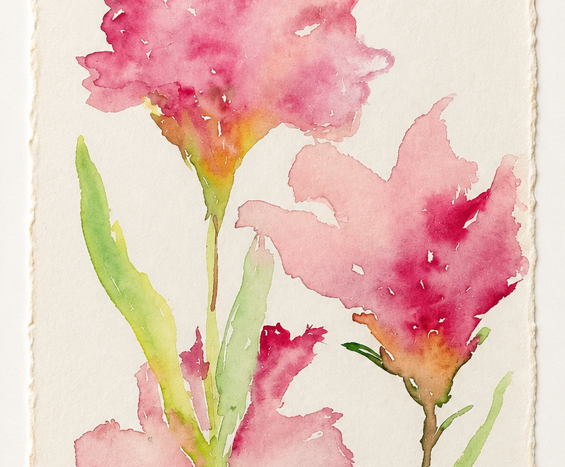 Flores rosas