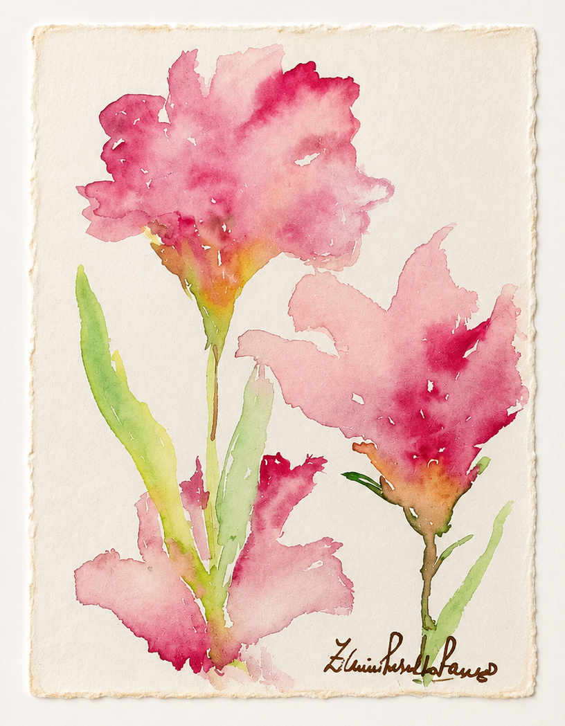 Flores rosas